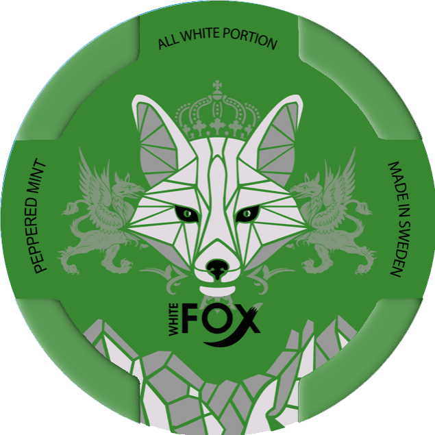 White Fox Peppered Mint Slim Extra Strong